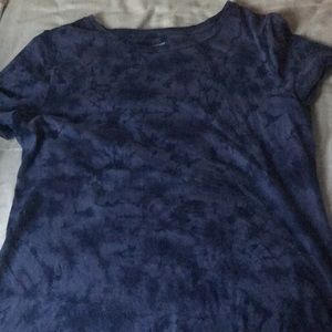 Blue ty dye shirt
